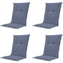 Madison Niederlehner-Auflage Basic kobalt 105 x 50 cm 4er-Set