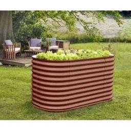 Vitavia Hochbeet Terra Basic 82 x 162 x 86 cm rubin