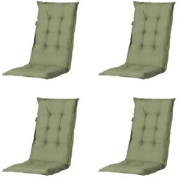 Höffner Auflage hoch 4er-Set Basic ¦ grün ¦ Maße (cm): B: 50 H: 6