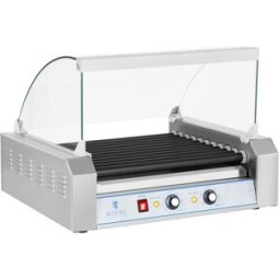 Royal Catering Hot Dog Grill - 11 Rollen - Teflon RCHG-11T