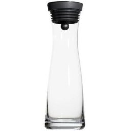 WMF Wasserkaraffe Basic ¦ transparent/klar ¦ Glas,Edelstahl ¦ Maße (cm): H: