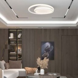 V-Tac Vt-7783 300 Mm 24 W 4000 K Doppelkreisförmige Weiße Runde Led-Deckenleuchte Modernes Design – Sku 6995