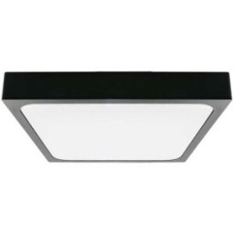V-Tac Vt-8630b-Sq 30w Led-Deckenleuchte Ip44 Quadratisch Schwarz 360° Modernes Design 100lm/w Schwarze Farbe 6500k - Sku 7650