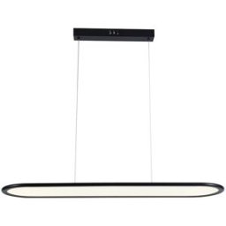 V-Tac Vt-7821 Led-Kronleuchter, 24 W, Ovale Abgehängte Deckenleuchte, 80 X 100 Cm, Modernes Design, Schwarzes Licht, 4000 K – 10045