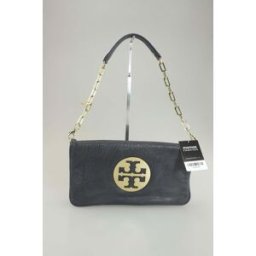 Tory Burch Damen Handtasche gross Leder, Marineblau, Leder / kein / Etikett - Second Hand