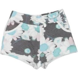 Paul Frank Mädchen Shorts, Mehrfarbig, Gr. EU 110, Synthetik / Baumwolle - Second Hand