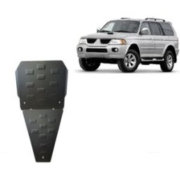 Scut Protection Getriebe und Differentialschutz aus Stahl für Mitsubishi Pajero Sport 1 - (1998-2007)