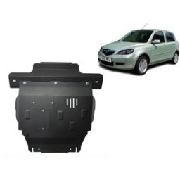 Scut Protection Unterfahrschutz für Motor und Getriebe aus Stahl für Mazda 2 - (2003-2007)