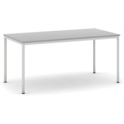 B2B Partner Esstisch BASIC, 160x80 cm, graues Metallgestell, grau
