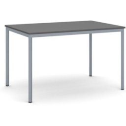 B2B Partner Esstisch BASIC, 120x80 cm, Gestell dunkelgrau, Graphit