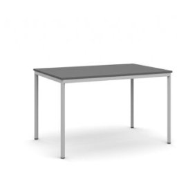 B2B Partner Esstisch BASIC, 120x80 cm, Gestell grau, Graphit