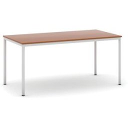 B2B Partner Esstisch BASIC, 160x80 cm, graues Metallgestell, Kirsche