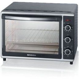 Severin TO 2058 Mini-Backofen schwarz/silber - Refurbished