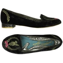 Irregular Choice Damen Ballerina, Schwarz, Gr. EU 40, kein / Etikett - Second Hand