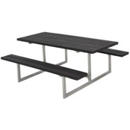 Plus Kombimöbel Basic 177 x 160 x 73 cm schwarz strukturiert