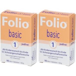 2x Folio 1 basic jodfrei Filmtabletten 2x90 St