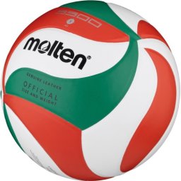 molten Volleyball V5M5500 (weiß/grün/rot) - 5