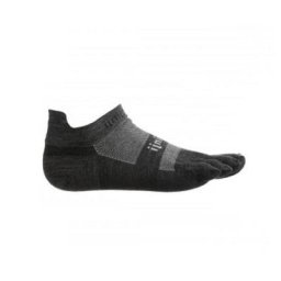 Injinji Unisex Run Lightweight No Show Socks grau