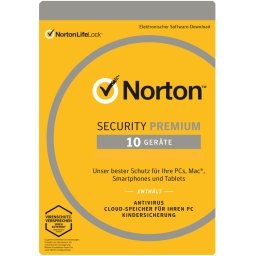 Symantec Norton Security Premium 3.0 10 Geräte 3 Jahre