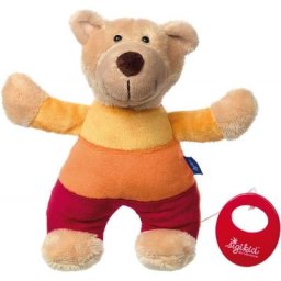 Baby Kuscheltier Bär aus der Blue Collection von Sigikid mit Tasche