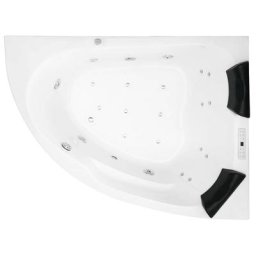 Langeck Whirlpool Royal 160x125 rechts Made in Germany 21 Düsen ohne Armatur
