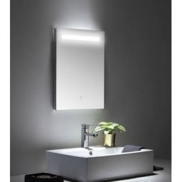 LED Spiegel 45x60 cm mit Touch Bedienung