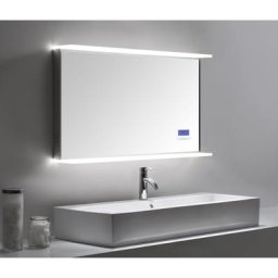 Smart Home LED Spiegel 100x60 cm mit Touch Bedienung