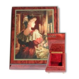 Schmuck-Schatulle Candlelight von Scatola, mit Spieluhr