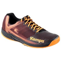 Kempa Handballschuh WING 2.0 - schwarz/fluo orange | 39,5