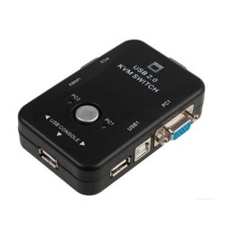 KVM SWITCH 2 PUERTOS VGA Y USB PARA IMPRESORA