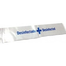 Pack 1000 precintos para wc en plástico transparente