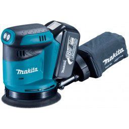 Lijadora Rotorbital a batería de Litio 18V Makita DBO180RFE