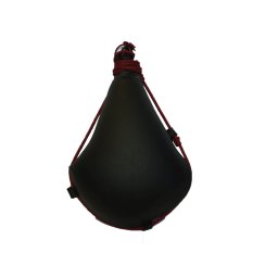 BOTA DE VINO NEGRA RECTA PEZ