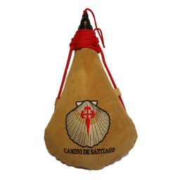 BOTA DE VINO BORDADA CONCHA