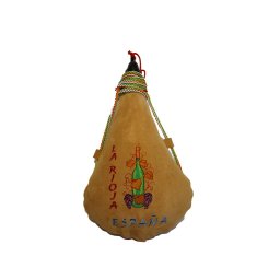 BOTA DE VINO BORDADA BOTELLA LA RIOJA