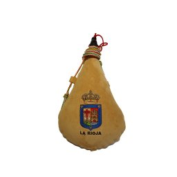 BOTA DE VINO BORDADA ESCUDO LA RIOJA