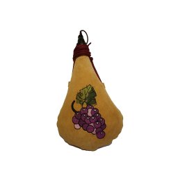 BOTA DE VINO BORDADA RACIMO.