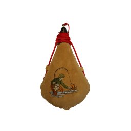 BOTA DE VINO BORDADA PESCADOR