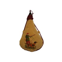 BOTA DE VINO BORDADA CAZADOR.