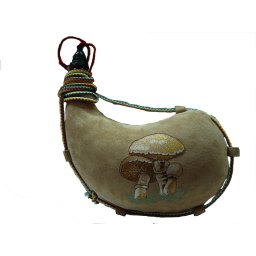 BOTA DE VINO BORDADA CURVA, SETA