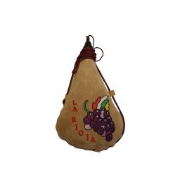 BOTA DE VINO BORDADA UVA MORADA LA RIOJA