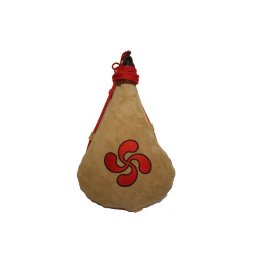 BOTA DE VINO BORDADA LAUBURU ROJO