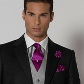 Traje de novio barroco rojo 1299
