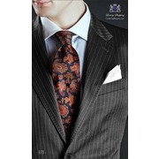 Traje de novio esmoquin tartán rojo 1224