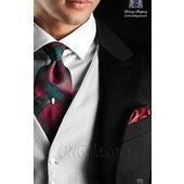 Chaqué de novio azul a medida elegante ajuste slimfit 897 Mario Moyano