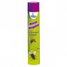 Insecticida para moscas y mosquitos. spray 750 ml