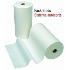 Bobina secamanos autocorte 130 metros doble capa 100% celulosa. pack
