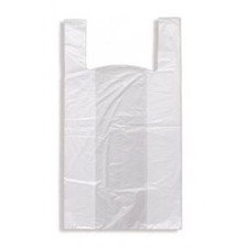 Bolsas blancas con asas 42x53 cms. pack 1 kg