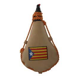 BOTA DE VINO BORDADA BANDERA ESTELADA