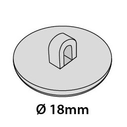 Colgador redondo 18 mm